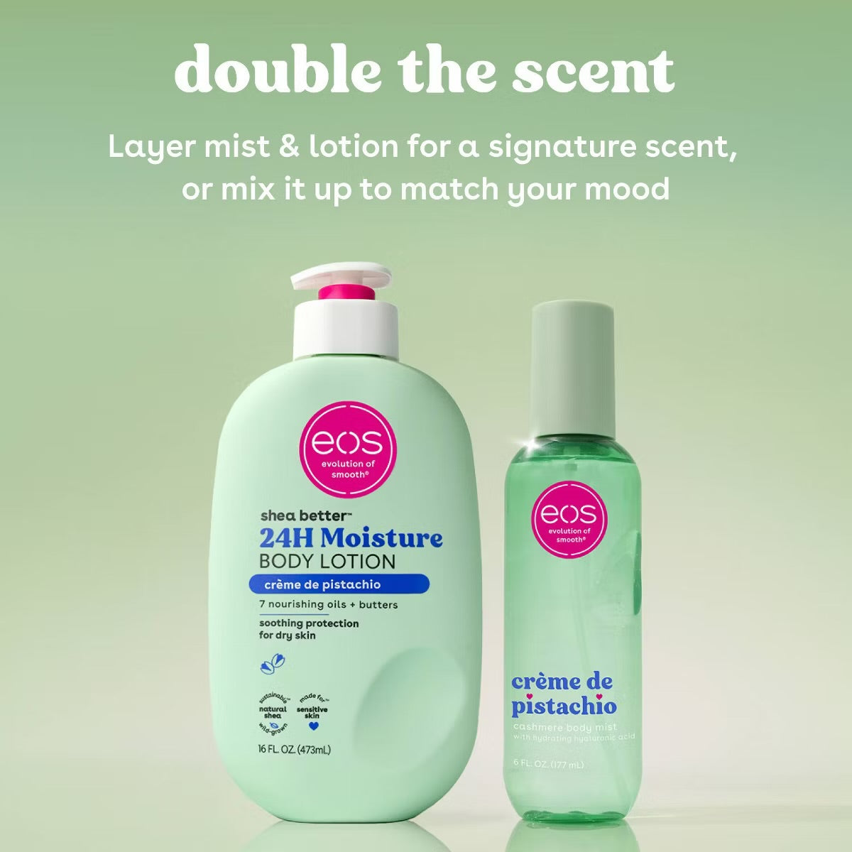 eos Cashmere Body Mist - Creme de Pistachio - 6 fl oz