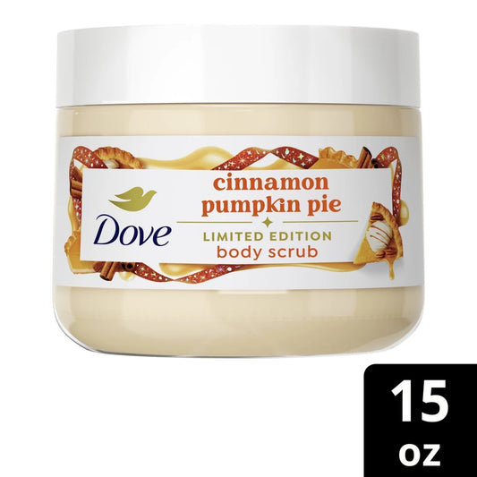 Dove Limited Edition Holiday Treats Exfoliating Body Scrub Cinnamon Pumpkin Pie, 15 oz