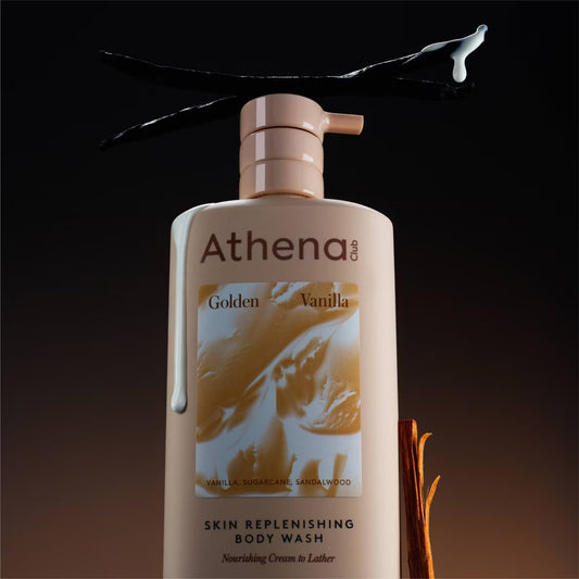 Athena Club Skin Replenishing Body Wash - Golden Vanilla - 18 fl oz: Liquid, Basic Cleansing, Whole Body, Combination Skin