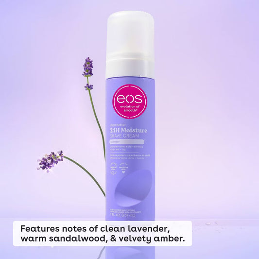 eos Shea Better Shave Cream - Lavender - 7 fl oz: Hypoallergenic, Paraben-Free, Phthalate-Free, Vegan