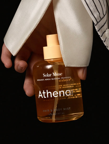 Solar Muse Hair & Body Mist
Fine Fragrance • Long‑Lasting • Layerable • Dual‑Purpose
