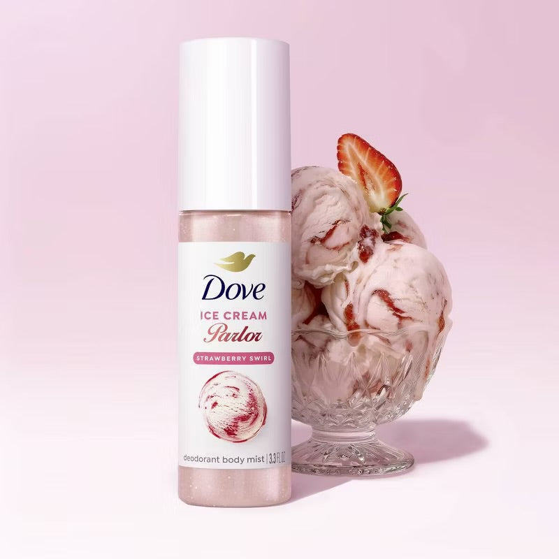 Dove Beauty Ice Cream Parlor Body Mist - Strawberry - 3.3oz