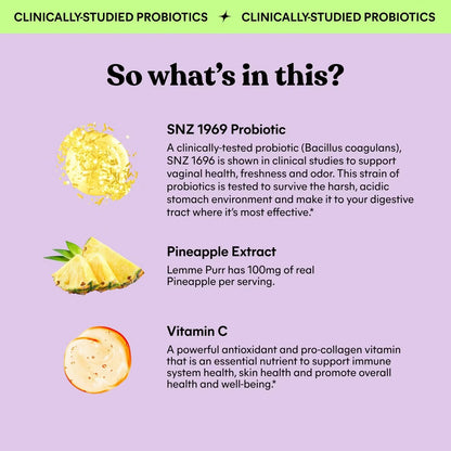 Lemme Purr Vaginal Probiotic Vegan Gummies - 60ct