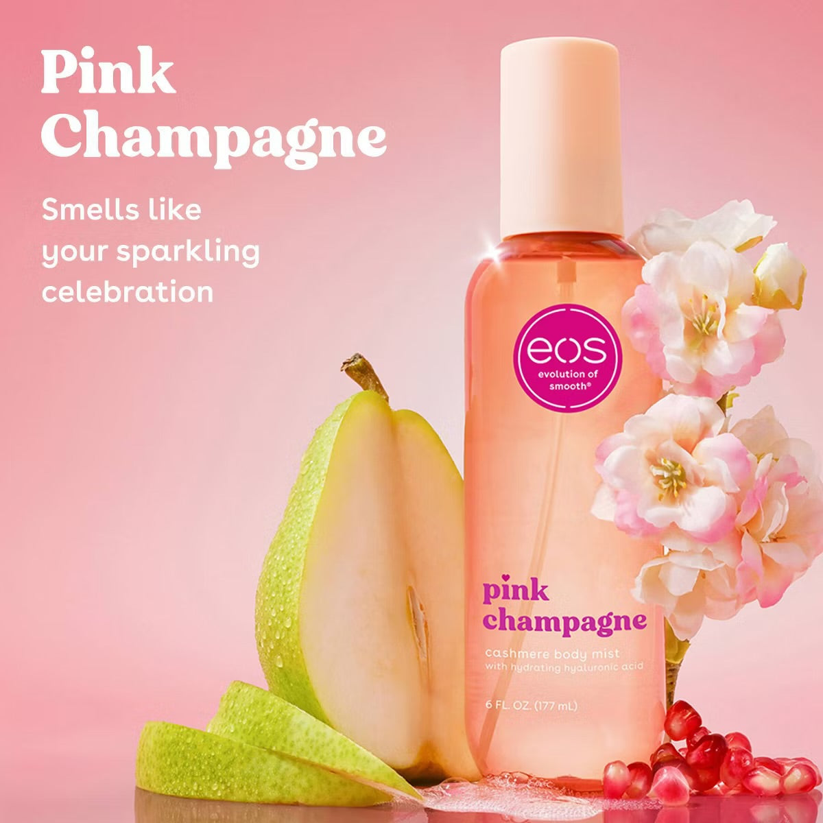 eos Cashmere Body Mist - Pink Champagne - 6 fl oz