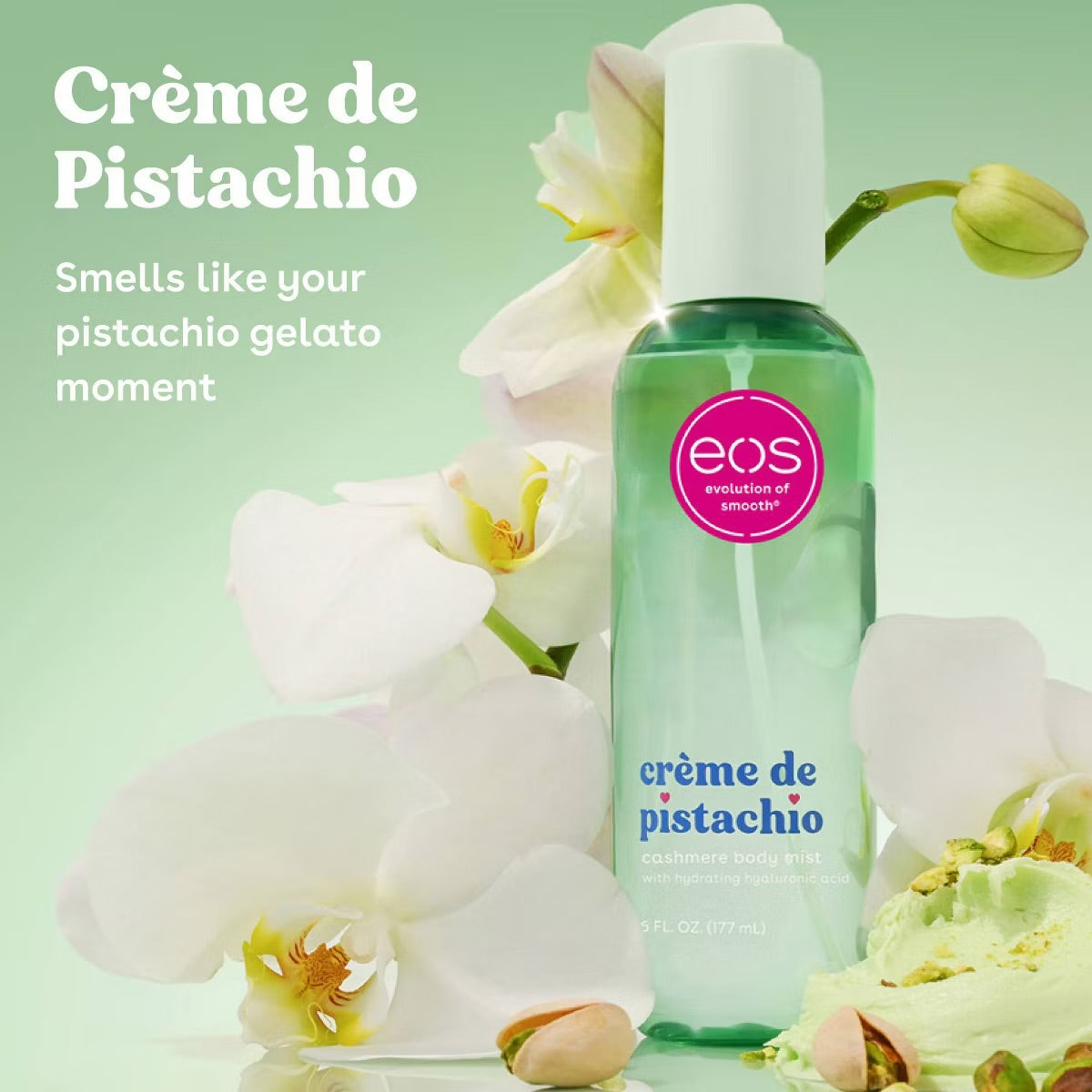 eos Cashmere Body Mist - Creme de Pistachio - 6 fl oz