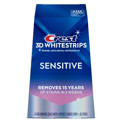 Crest 3D Whitestrips Sensitive White At-home Teeth Whitening Kit - 14 Treatments