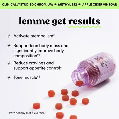 Lemme Tone Metabolism Lean Body Mass Gummies - 60ct
