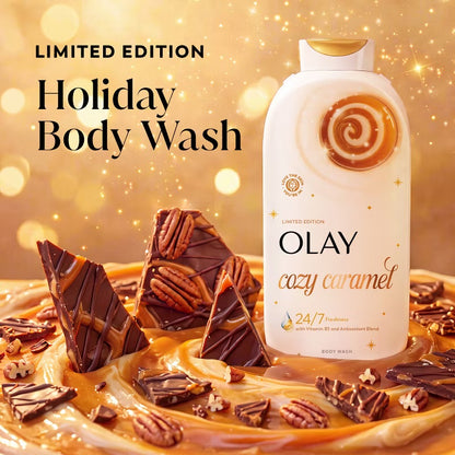 Olay SBM Body Wash - Cozy Caramel - 22 fl oz