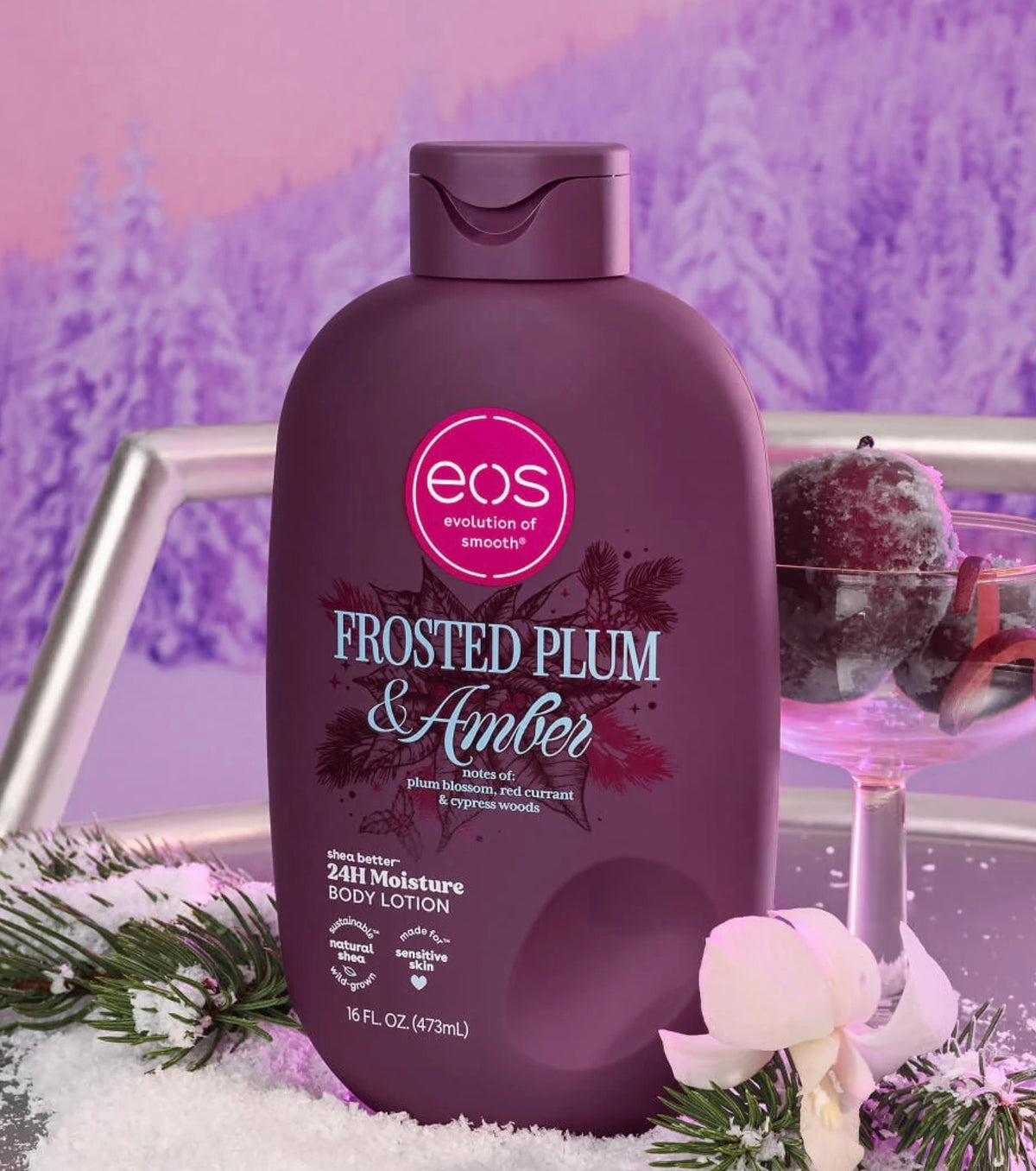 Frosted Plum & Amber