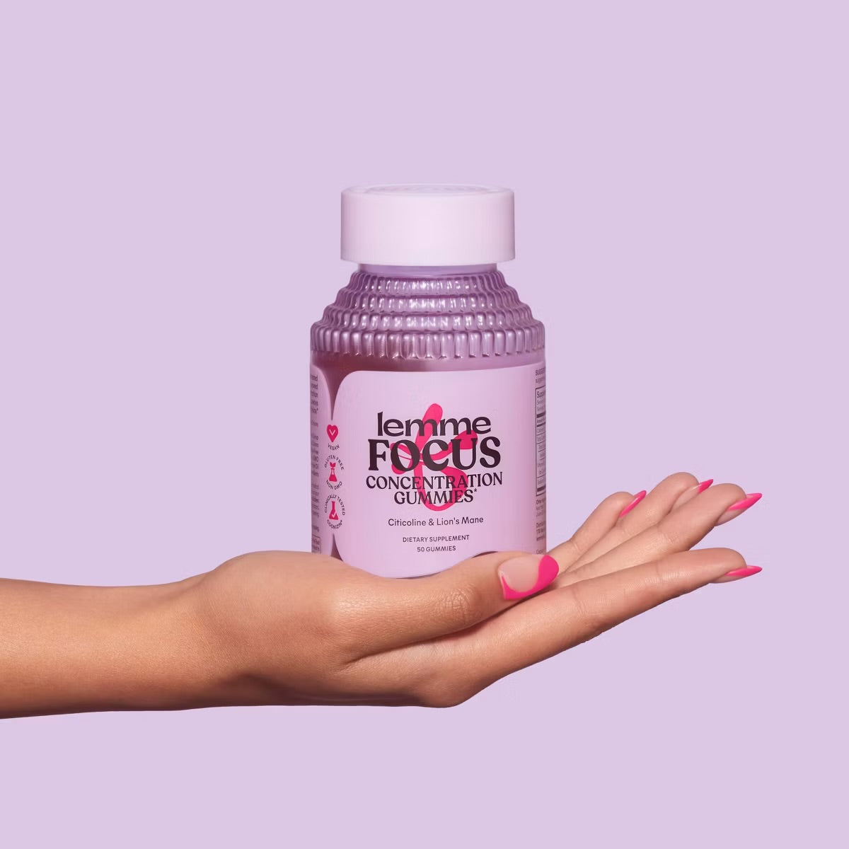 Lemme Focus Concentration Gummies - 50ct