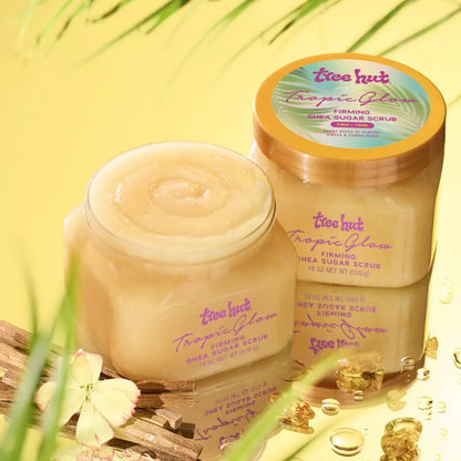 Tree Hut Tropic Glow Shea Sugar Tropical Body Scrub - 18oz: Paraben-Free, Sulfate-Free, Vegan, Alcohol-Free