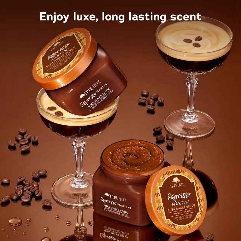 Tree Hut Espresso Martini Shea Sugar Body Scrub - 18oz