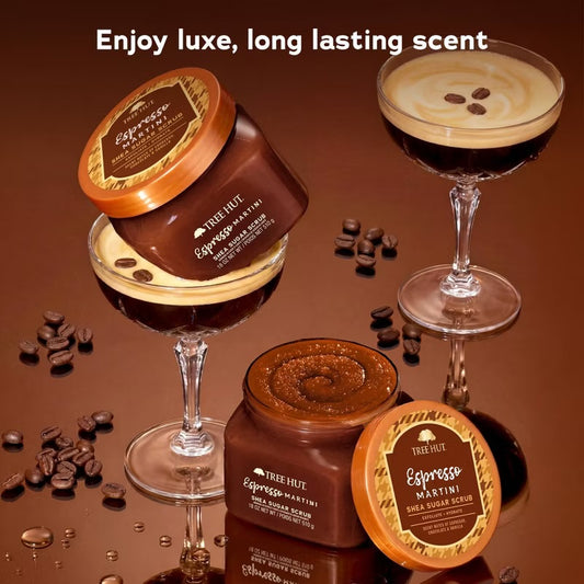Tree Hut Espresso Martini Shea Sugar Body Scrub - 18oz
