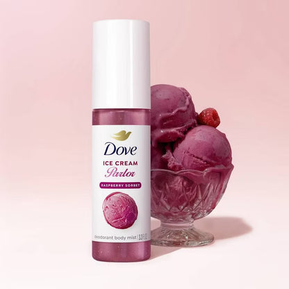 Dove Beauty Ice Cream Parlor Body Mist - Raspberry Sorbet - 3.3oz