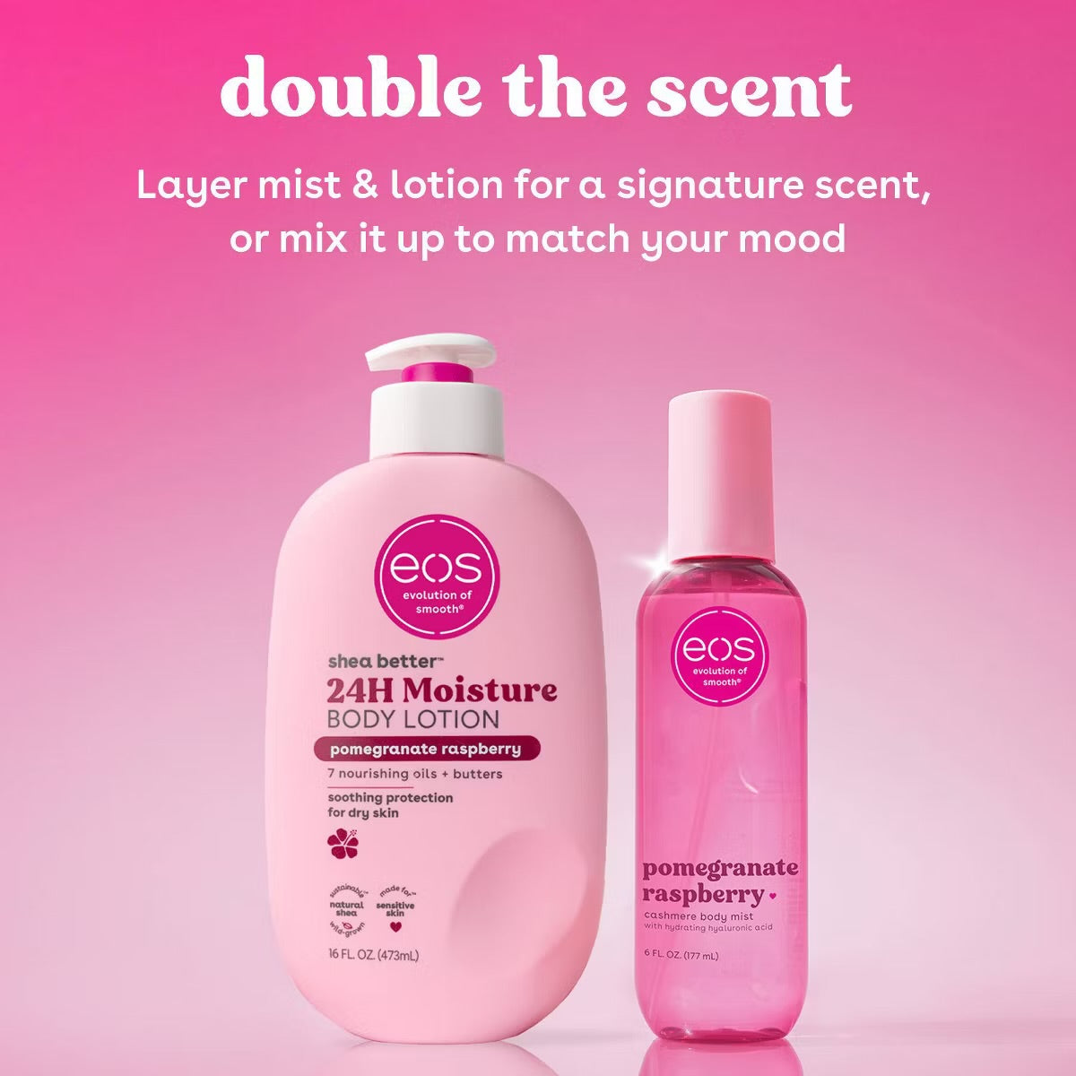 eos Cashmere Body Mist - Pomegranate Raspberry - 6 fl oz