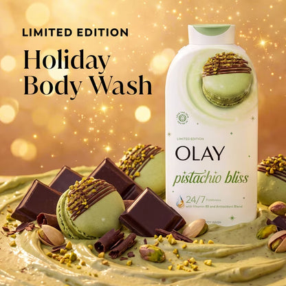 Olay Pistachio Bliss Body Wash Limited Edition, 22 fl oz