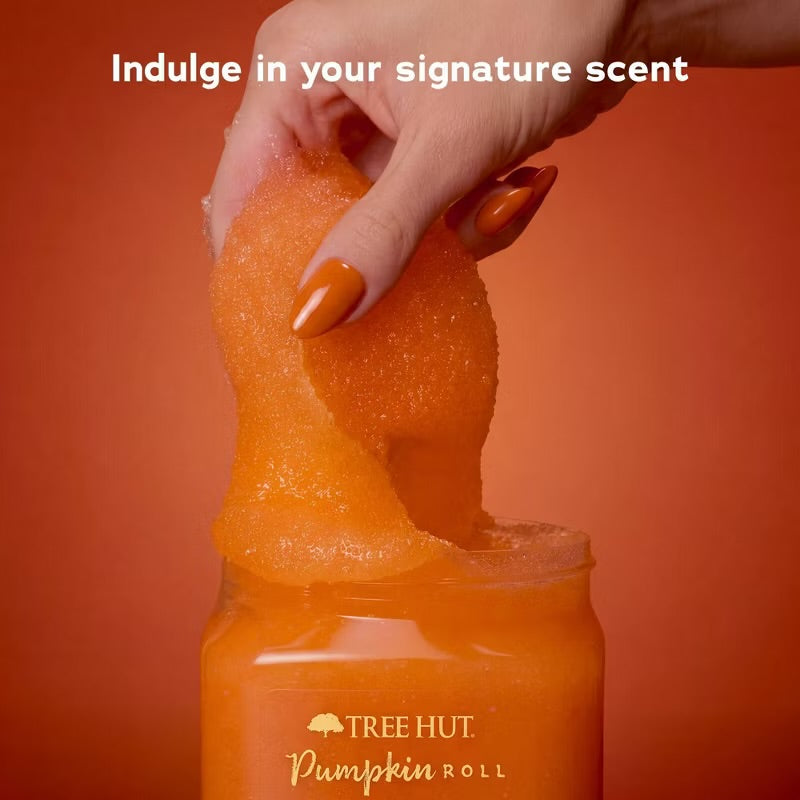 Tree Hut Pumpkin Roll Shea Sugar Body Scrub - 18oz