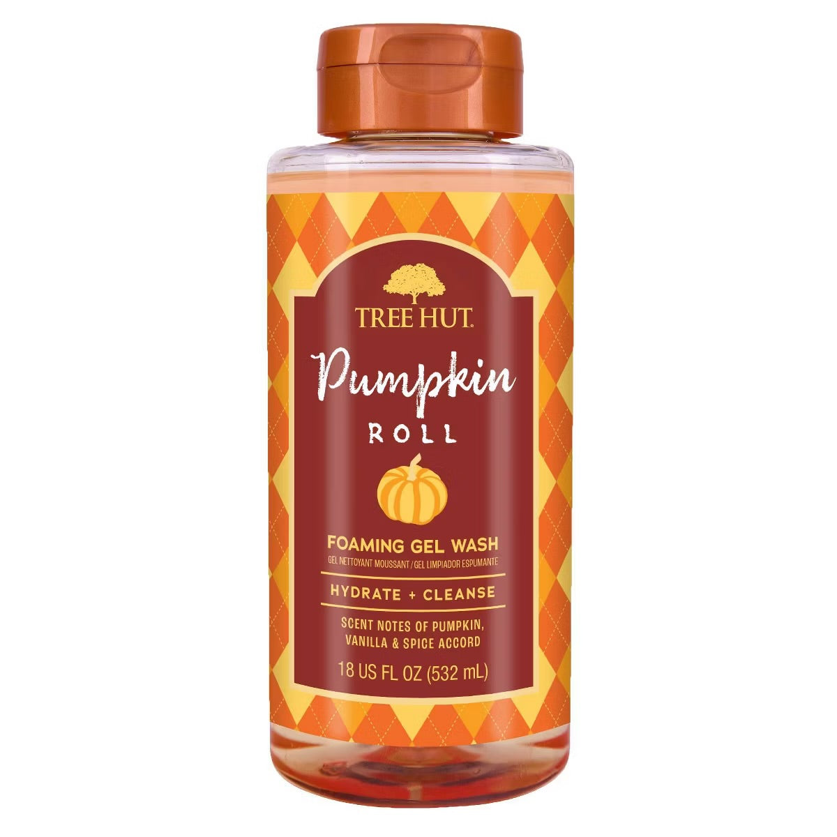 Tree Hut Pumpkin Roll Foaming Gel Body Wash - 18 fl oz