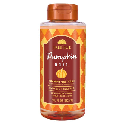 Tree Hut Pumpkin Roll Foaming Gel Body Wash - 18 fl oz