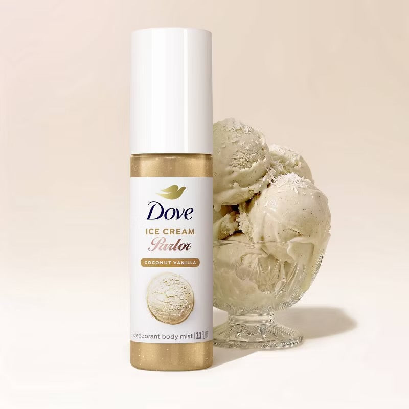 Dove Beauty Ice Cream Parlor Body Mist - Coconut Vanilla - 3.3oz