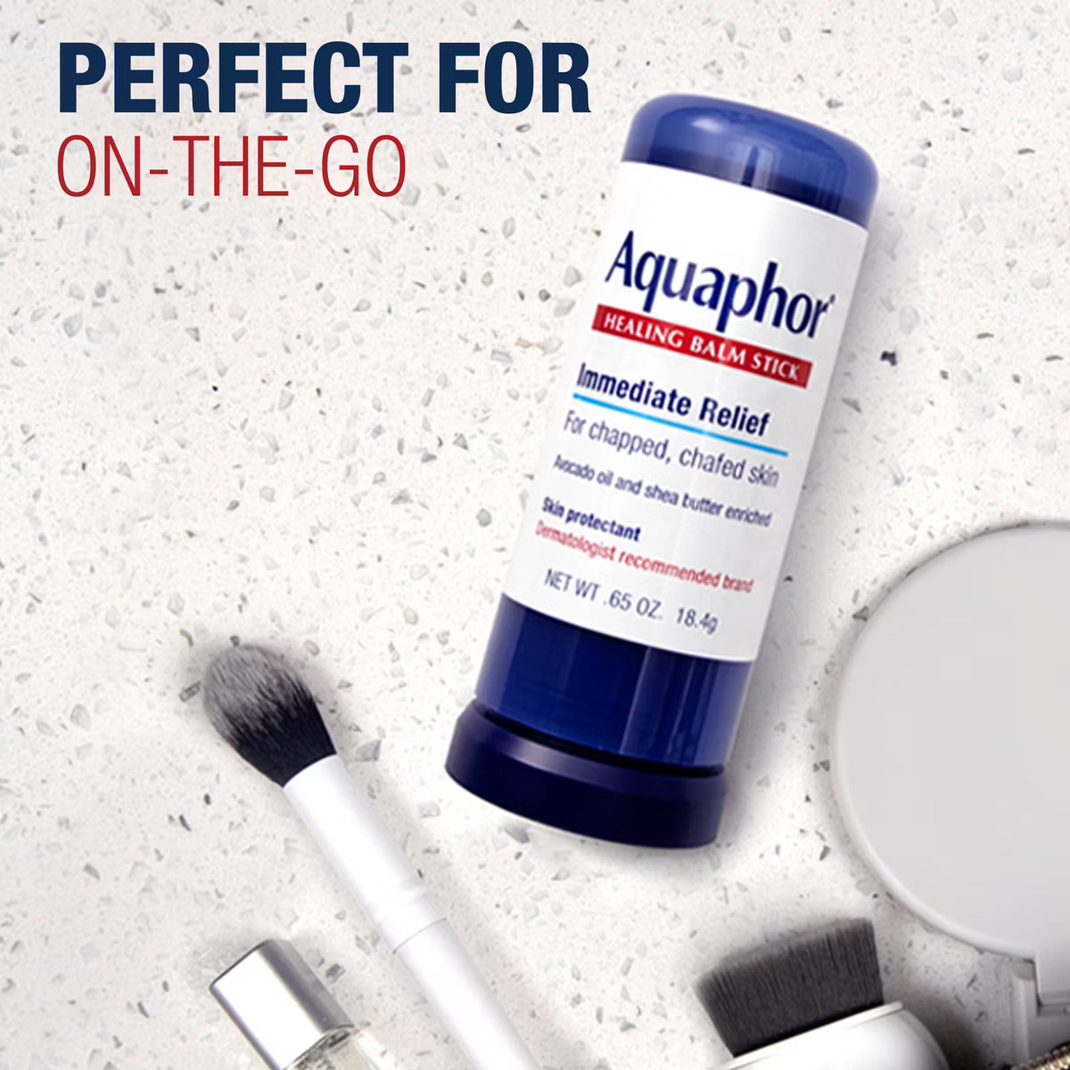 Aquaphor Healing Balm Stick Unscented - 0.65oz: Paraben-Free, For Sensitive Skin, Whole Body Application
