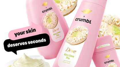 Dove Crumbl Limited Edition Body Wash Key Lime Pie, 20 fl oz