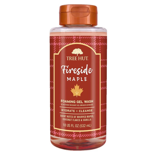 Tree Hut Fireside Maple Foaming Gel Body Wash - 18 fl oz