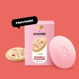 Dove Crumbl Limited Edition Beauty Bar Strawberry Crumb Cake, 15 oz 4 Bars