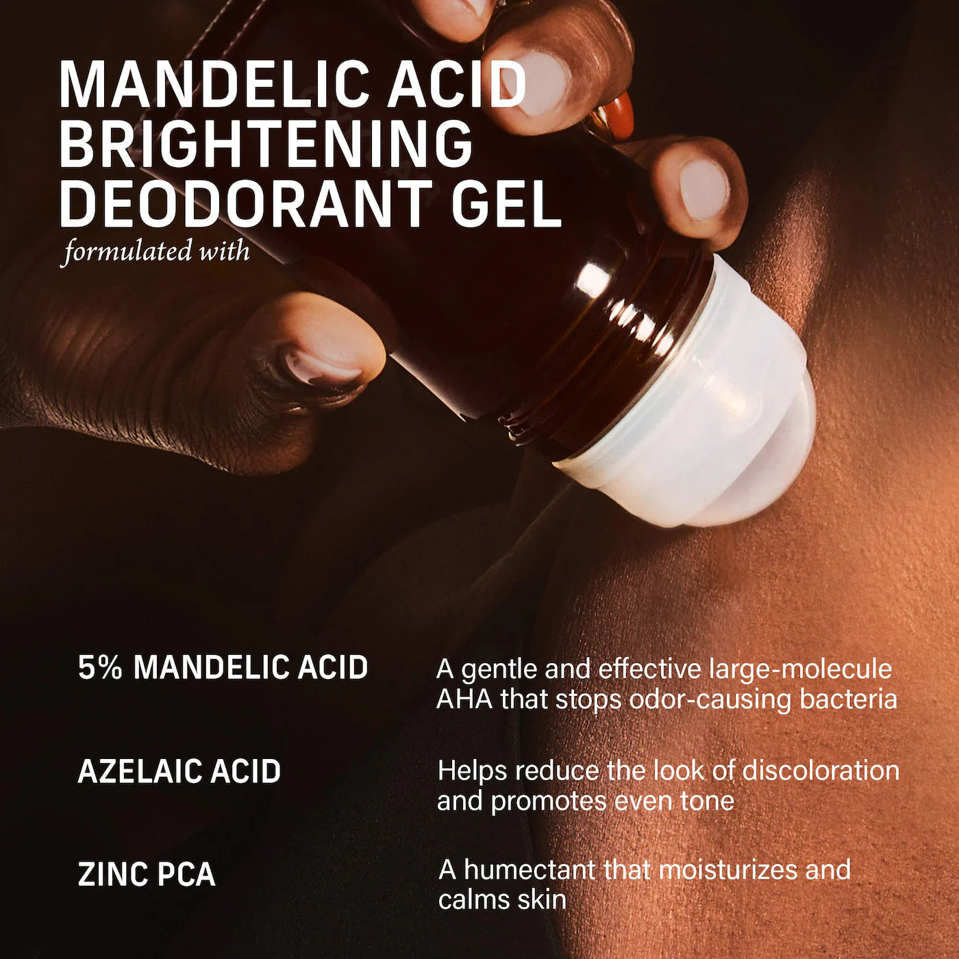 CYKLAR  Bergamot Bond Mandelic Acid Brightening Deodorant Gel with 48-Hour Odor Protection