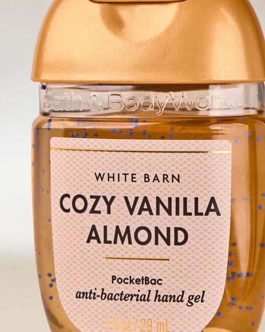 White Barn  Cozy Vanilla Almond PocketBac Hand Sanitizer