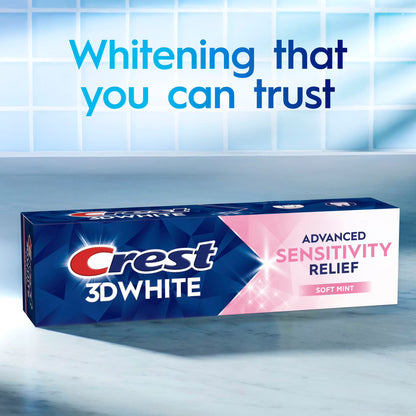 Crest 3DWhite Advanced Sensitivity Relief, 3.3 oz