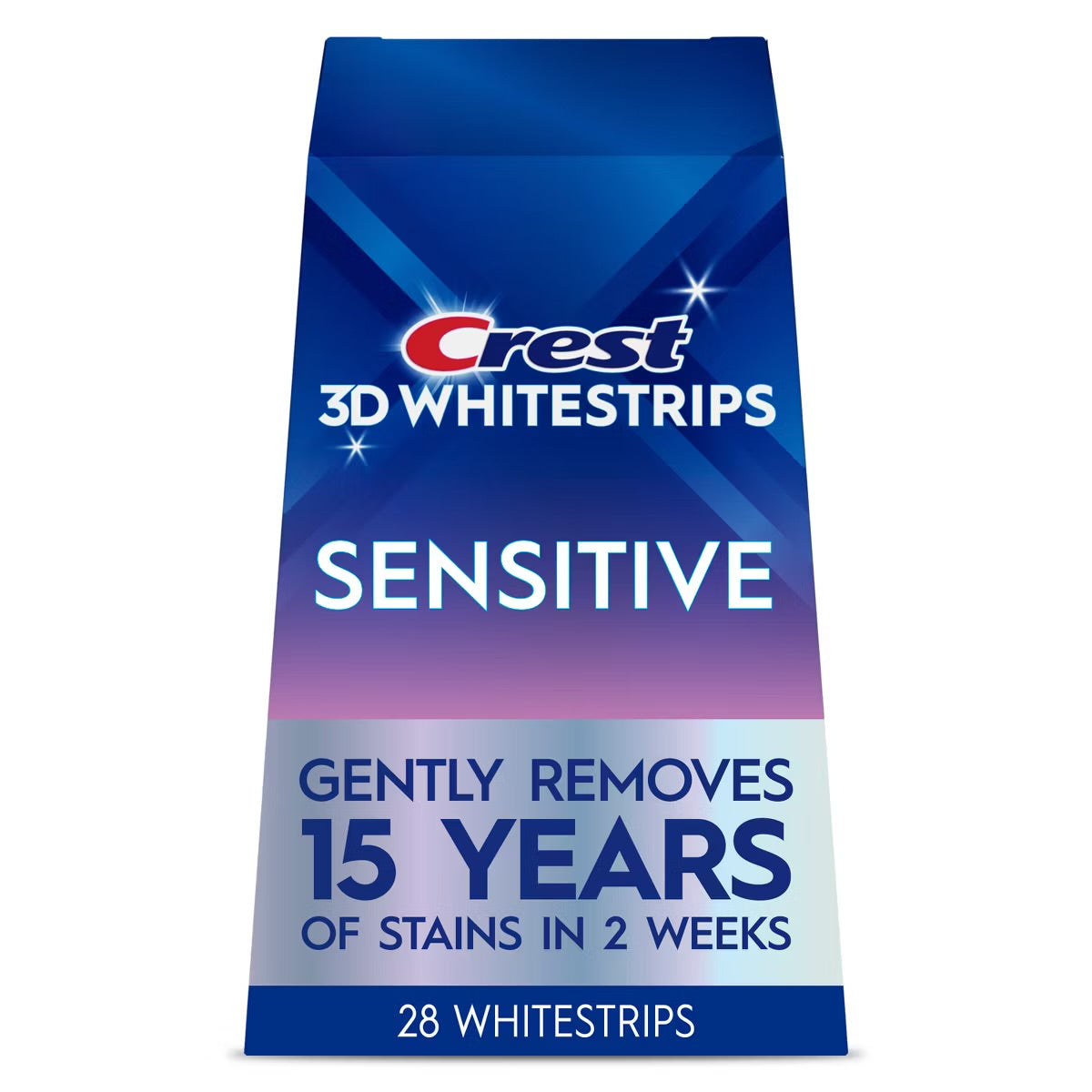 Crest 3D Whitestrips Sensitive White At-home Teeth Whitening Kit - 14 Treatments