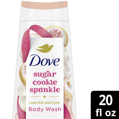 Dove Limited Edition Holiday Treats Body Wash Sugar Cookie Sprinkle 20 oz