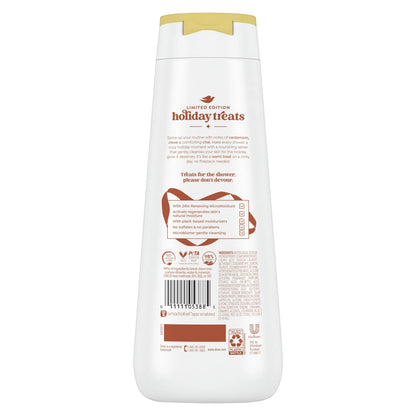 Dove Spiced Chai Latte Liquid Body Wash for Deep Nourishment Holiday Treats Limited Edition, 20 oz