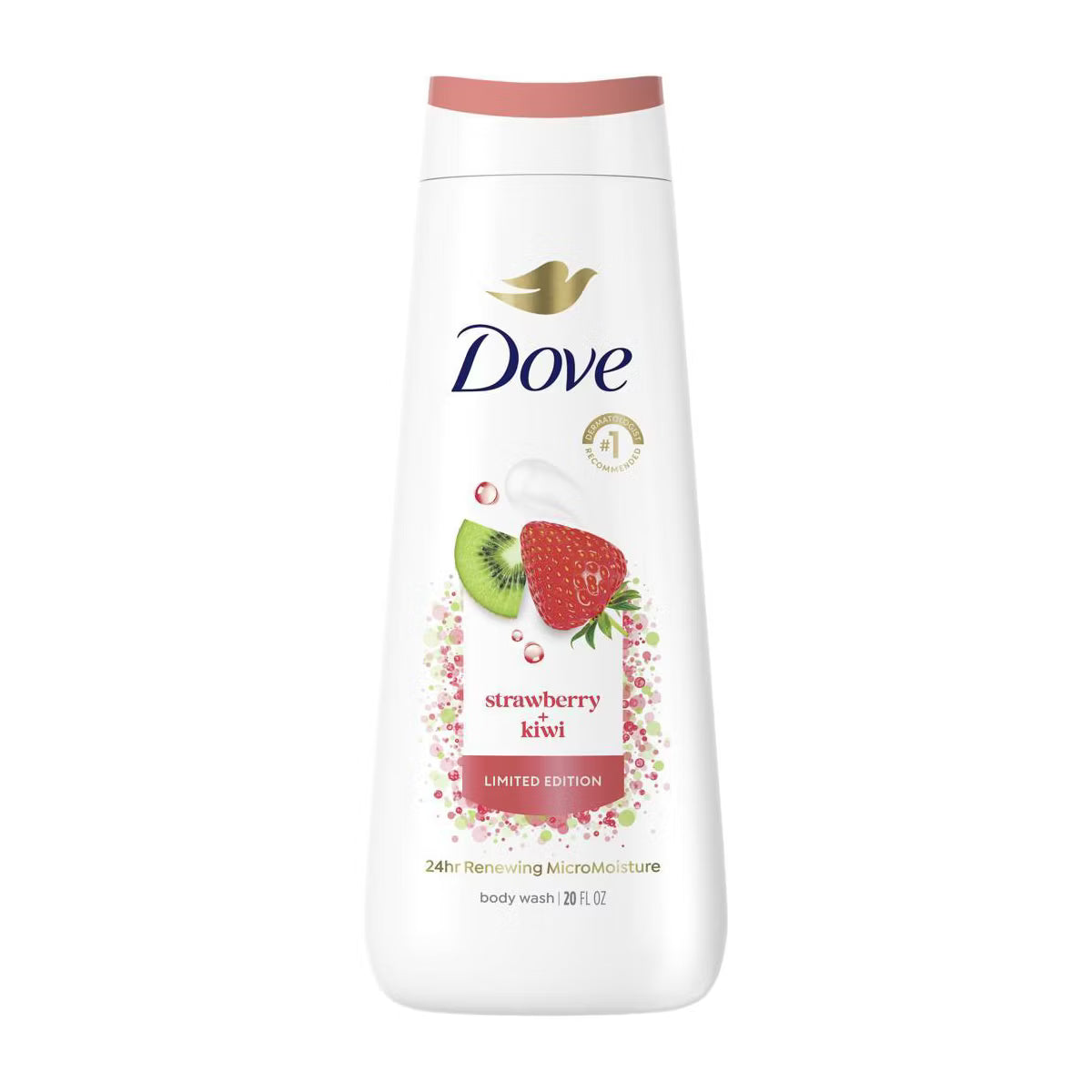 Dove Beauty Limited Edition Body Wash - Strawberry & Kiwi - 20 fl oz: Paraben-Free, Sulfate-Free, Vegan, For Normal Skin