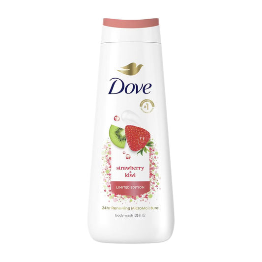 Dove Beauty Limited Edition Body Wash - Strawberry & Kiwi - 20 fl oz: Paraben-Free, Sulfate-Free, Vegan, For Normal Skin