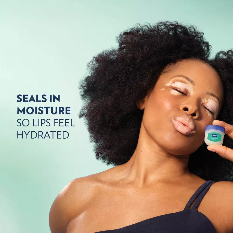 Vaseline Lip Therapy Mini Lip Balm - Arctic Mint - Travel Size - 0.25oz: Hydrating, Clear, Balm Form