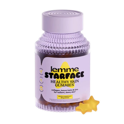 Lemme Starface Healthy Skin Gummies - Lemon Flavored - 60ct