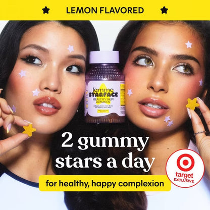 Lemme Starface Healthy Skin Gummies - Lemon Flavored - 60ct