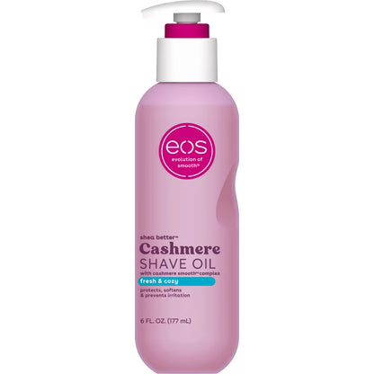 eos Cashmere Shave Oil - Fresh and Cozy - 6 fl oz: Paraben-Free, Apply to Bikini Line, Legs, Under Arm