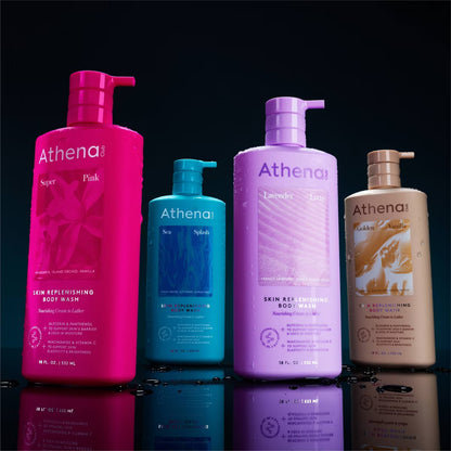 Athena Club Skin Replenishing Body Wash - Golden Vanilla - 18 fl oz: Liquid, Basic Cleansing, Whole Body, Combination Skin