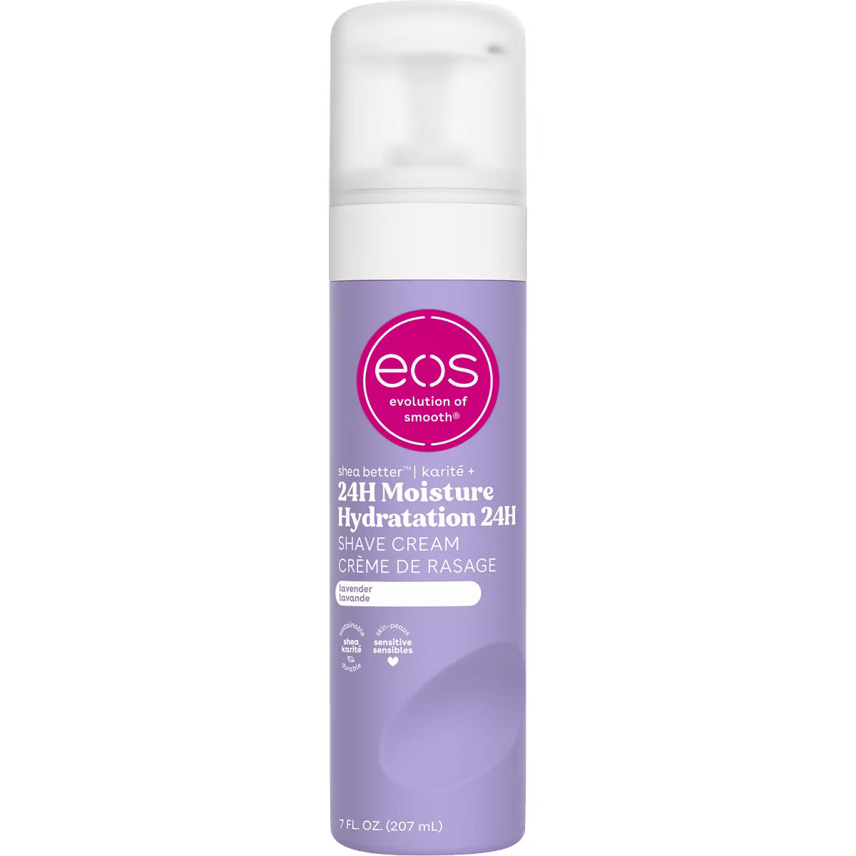 eos Shea Better Shave Cream - Lavender - 7 fl oz: Hypoallergenic, Paraben-Free, Phthalate-Free, Vegan