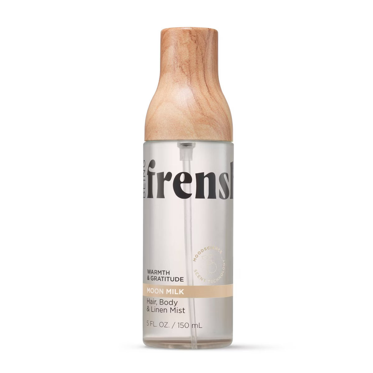 Being Frenshe Moon Milk Women's Hair, Body & Linen Mist Body Spray with Essential Oils - 5oz