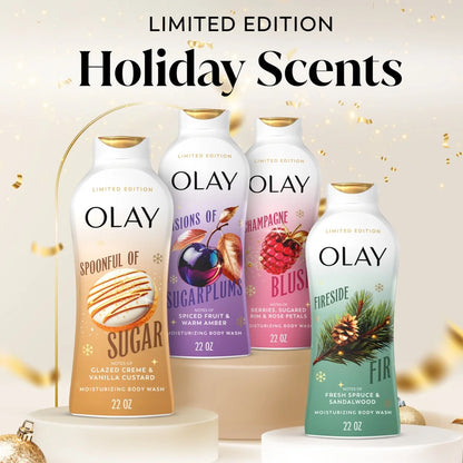 Olay Limited Edition Moisturizing Body Wash, Spoonful of Sugar, 22 fl oz, Hydrating Body Wash