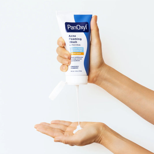 PanOxyl 10% Benzoyl Peroxide Acne Foaming Wash, 5.5 Oz
