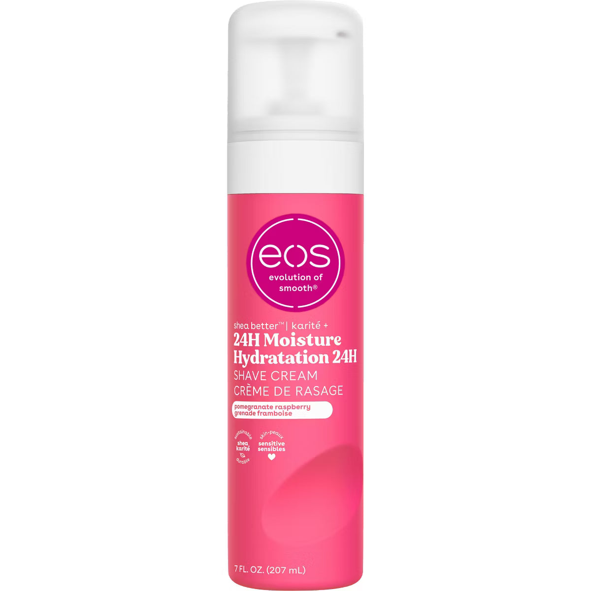 eos Shea Better Women's Shave Cream - Pomegranate Raspberry - 7 fl oz