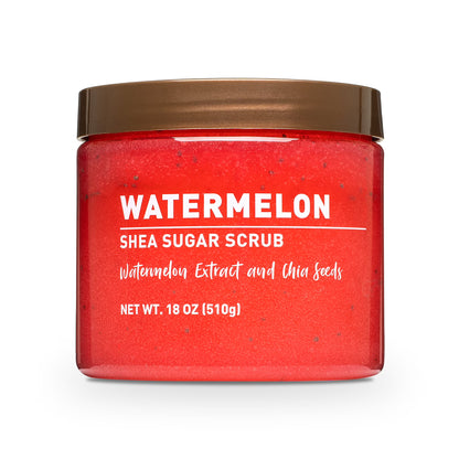 Shea Sugar Scrub, Watermelon, 18 oz