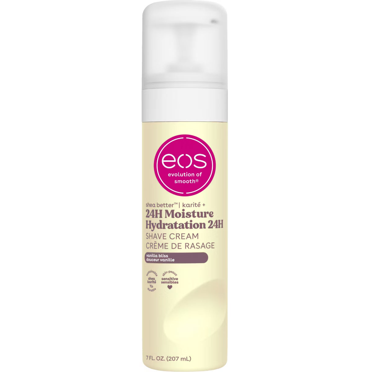 eos Shea Better Women's Shave Cream - Vanilla Bliss - 7 fl oz: Paraben-Free, Whole Body, For Dry Skin