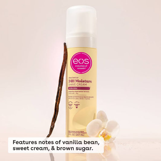 eos Shea Better Women's Shave Cream - Vanilla Bliss - 7 fl oz: Paraben-Free, Whole Body, For Dry Skin