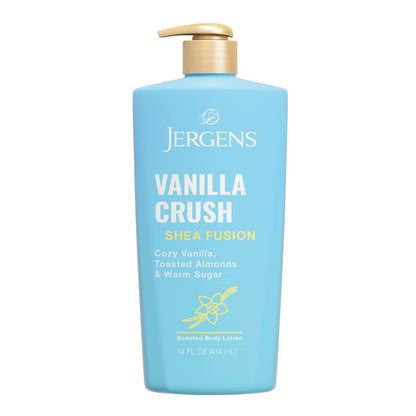 Jergens Shea Fusion Vanilla Crush Scented Body Lotion with Shea Butter & Vitamin E for 24-Hour Moisture - 14 fl oz
